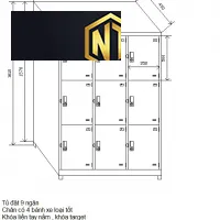 Tủ đặt 9 cánh theo yêu câu 07